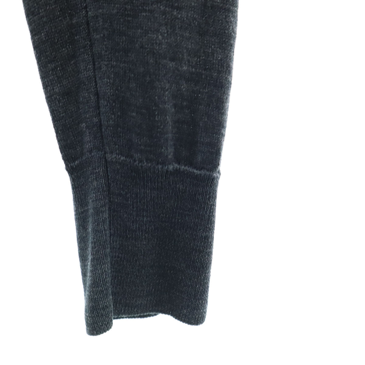 JOHN SMEDLEY ジョンスメドレー イギリス製 長袖 ウール Vネック セーター S グレー系 レディース