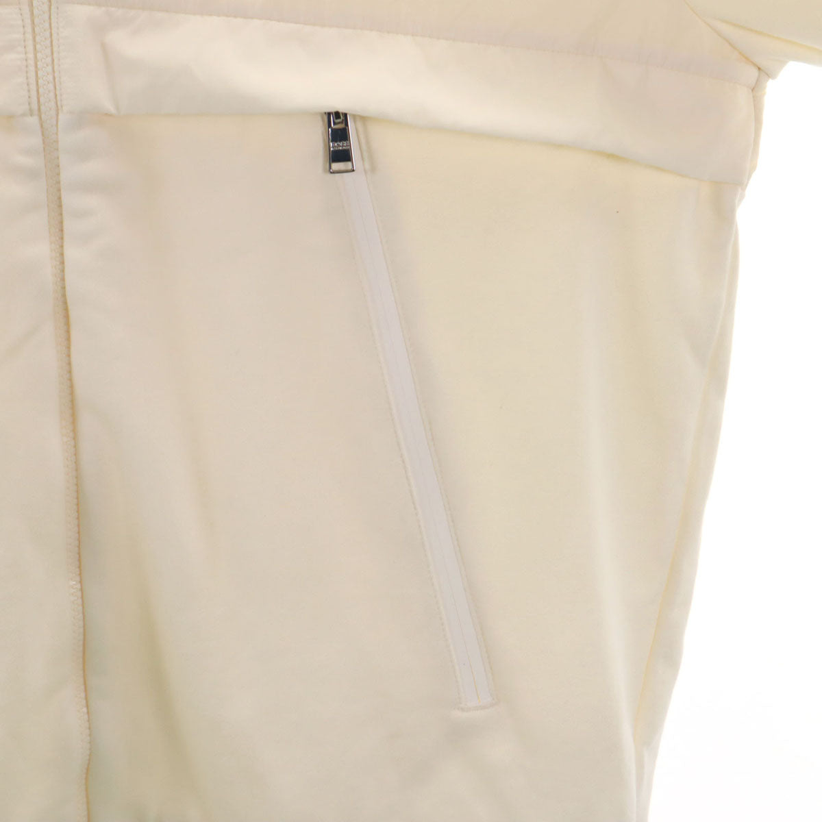 BOSS HUGO BOSS ボスヒューゴボス 未使用 スウェット切替 ブルゾン XXL アイボリー ジャケット ハンガー付き メンズ