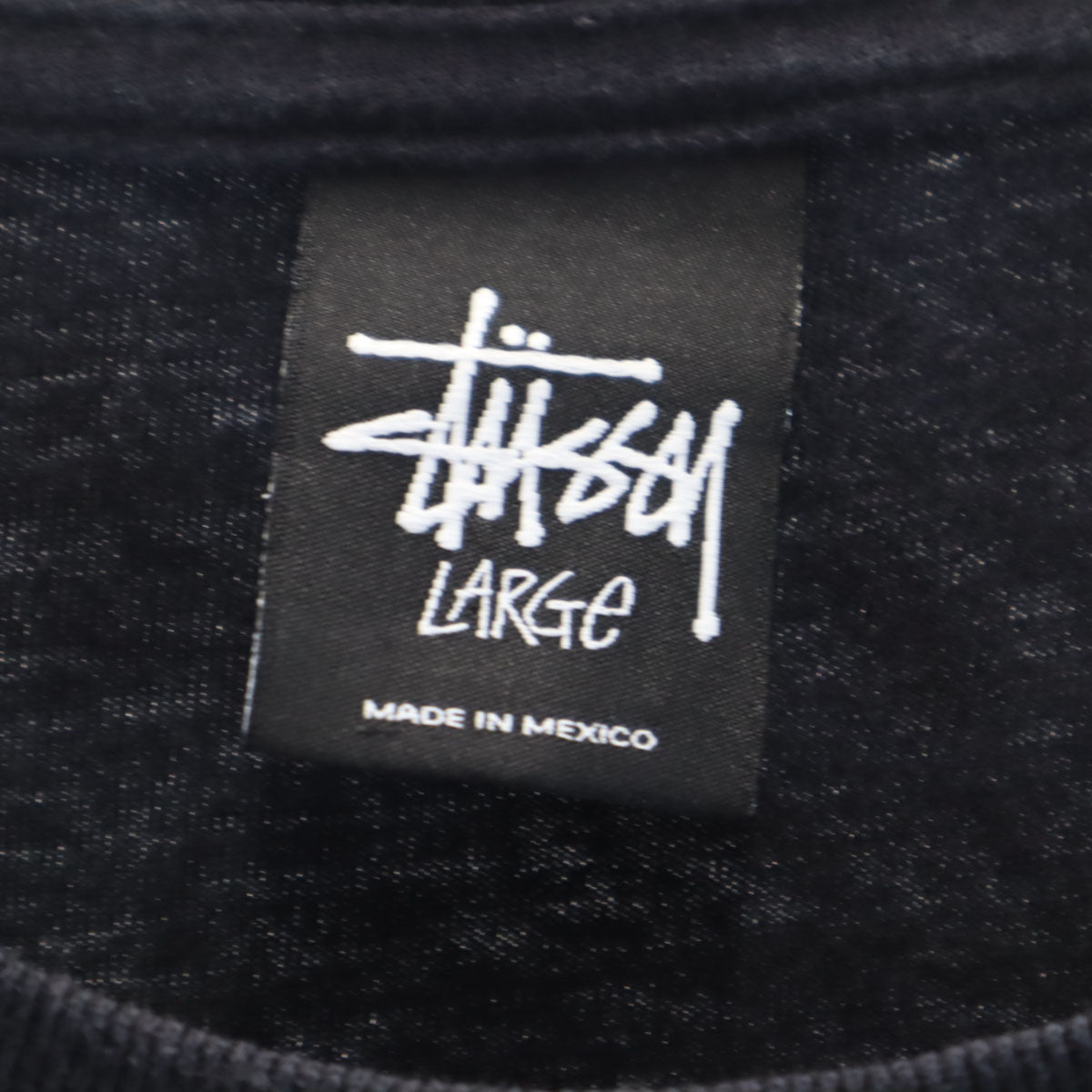 STUSSY ステューシー スカル 半袖 Tシャツ L ブラック メンズ