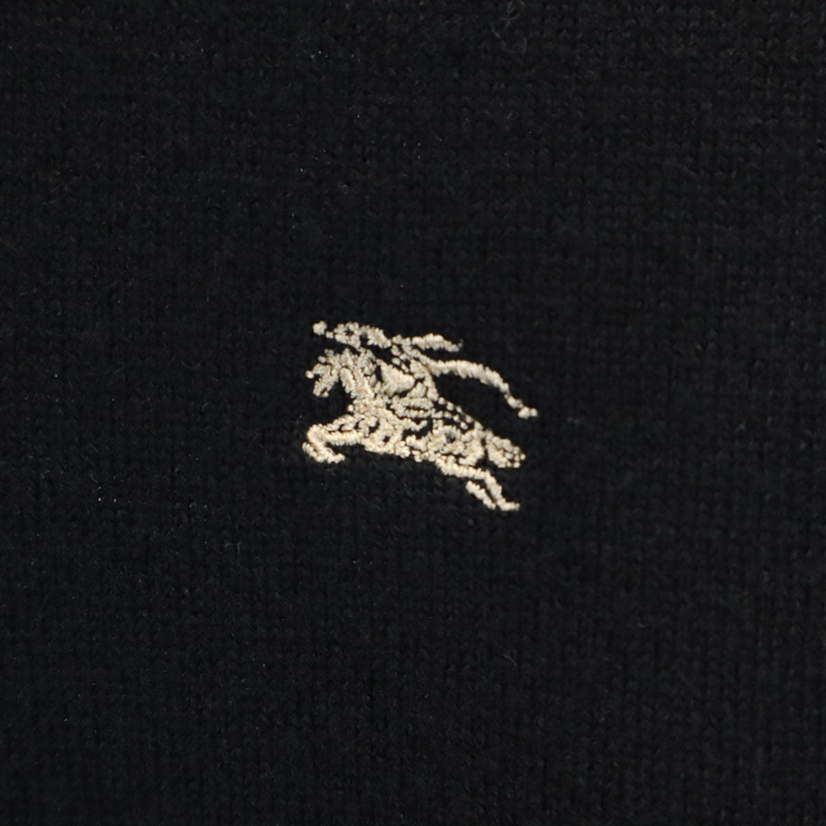 BURBERRY LONDON BLUE LABEL バーバリー ロンドン ブルーレーベル フレンチスリーブ ニット 38 ブラック 三陽商会 レディース