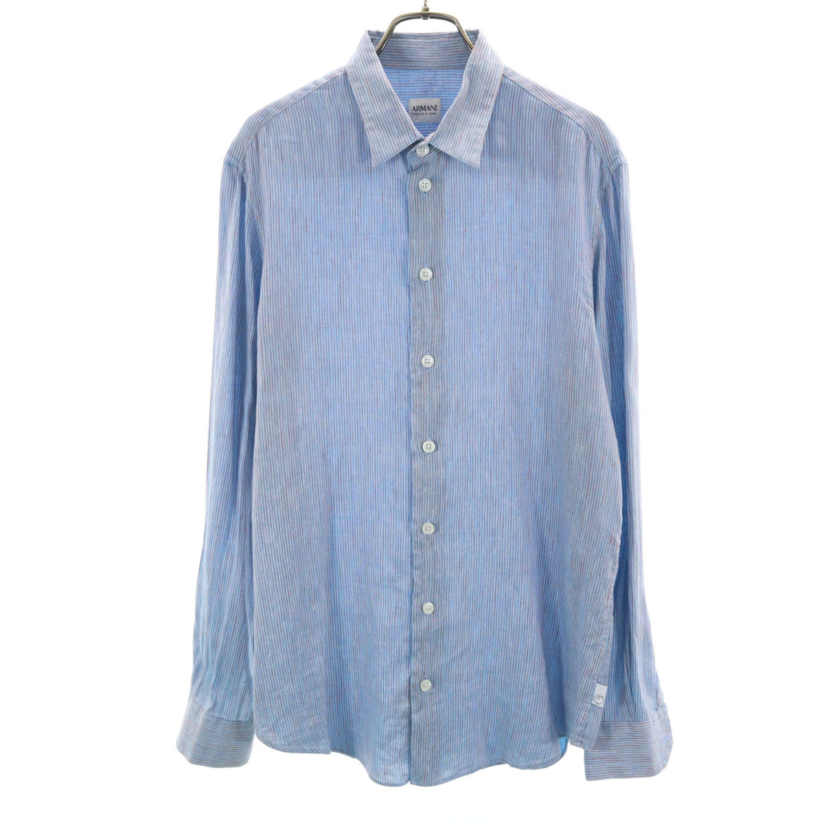 ARMANI COLLEZIONI アルマーニコレッツォーニ 長袖 シャツ M ブルー系 メンズ