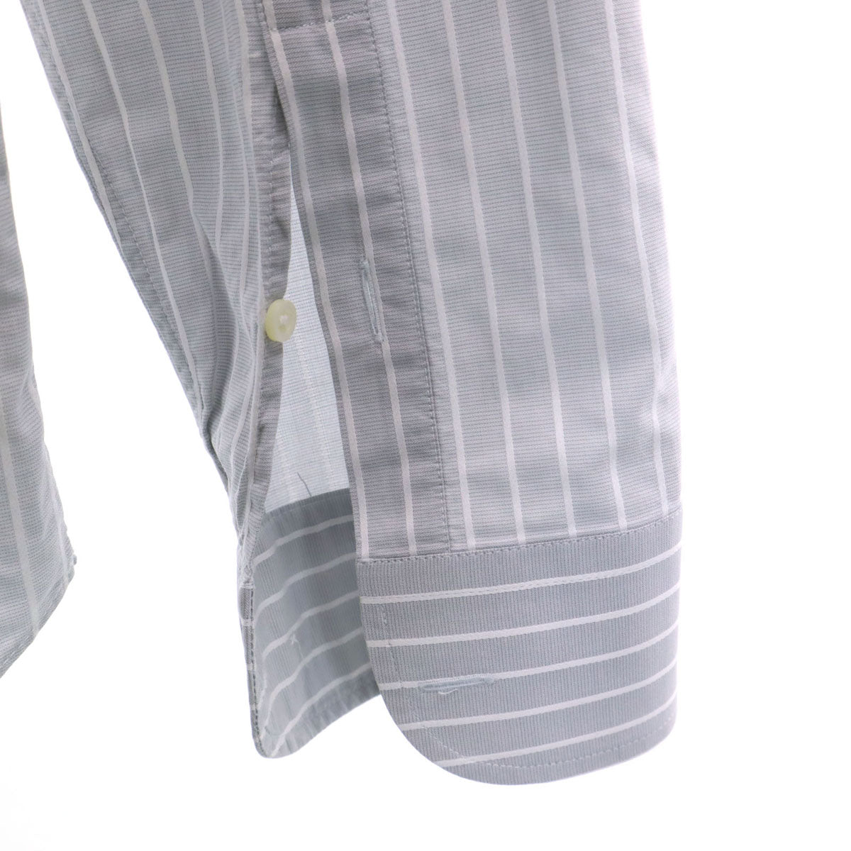 ARMANI COLLEZIONI アルマーニコレッツォーニ 長袖 コットンシャツ 41 グレー系 メンズ