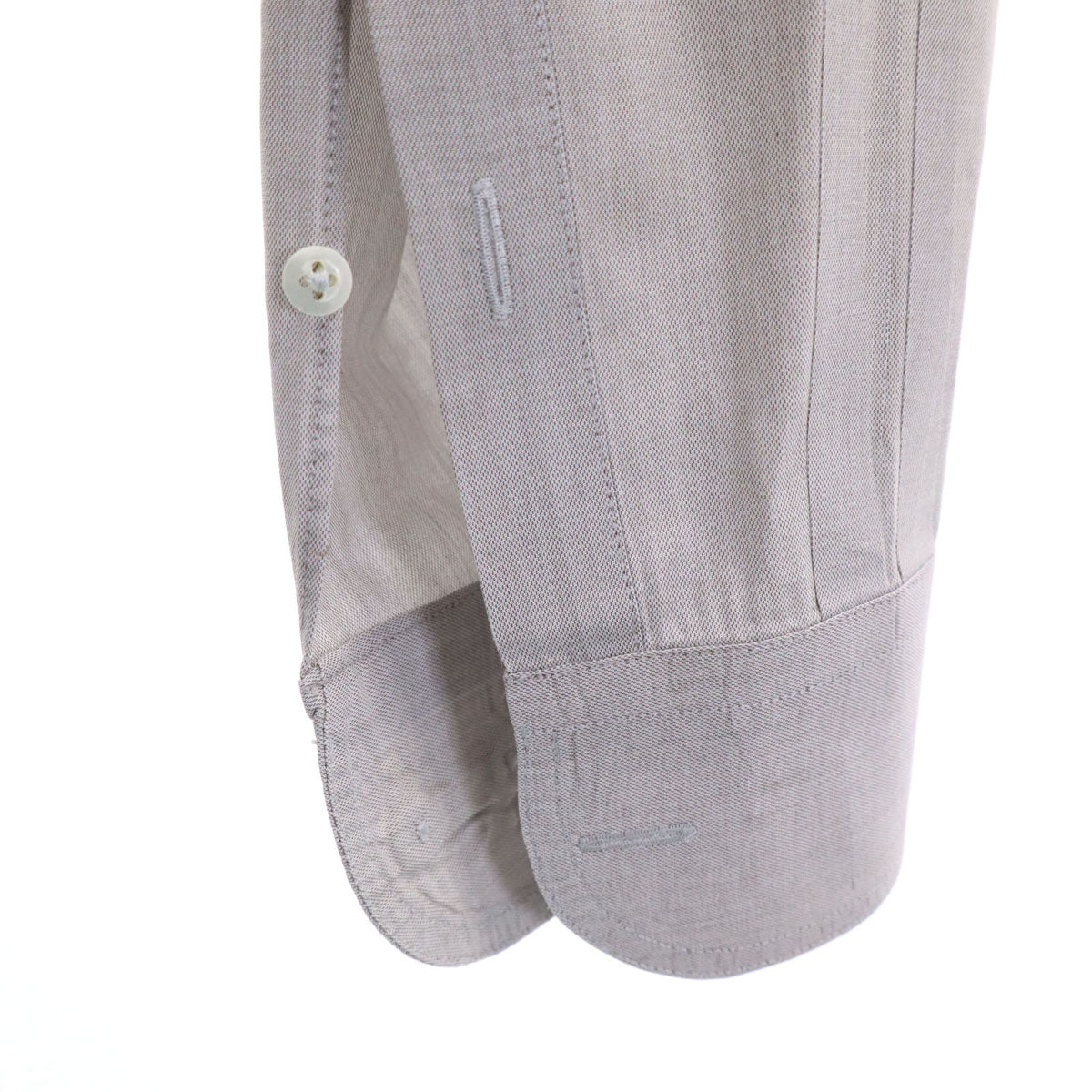 ARMANI COLLEZIONI アルマーニコレッツォーニ 長袖 コットンシャツ 41 グレー系 メンズ