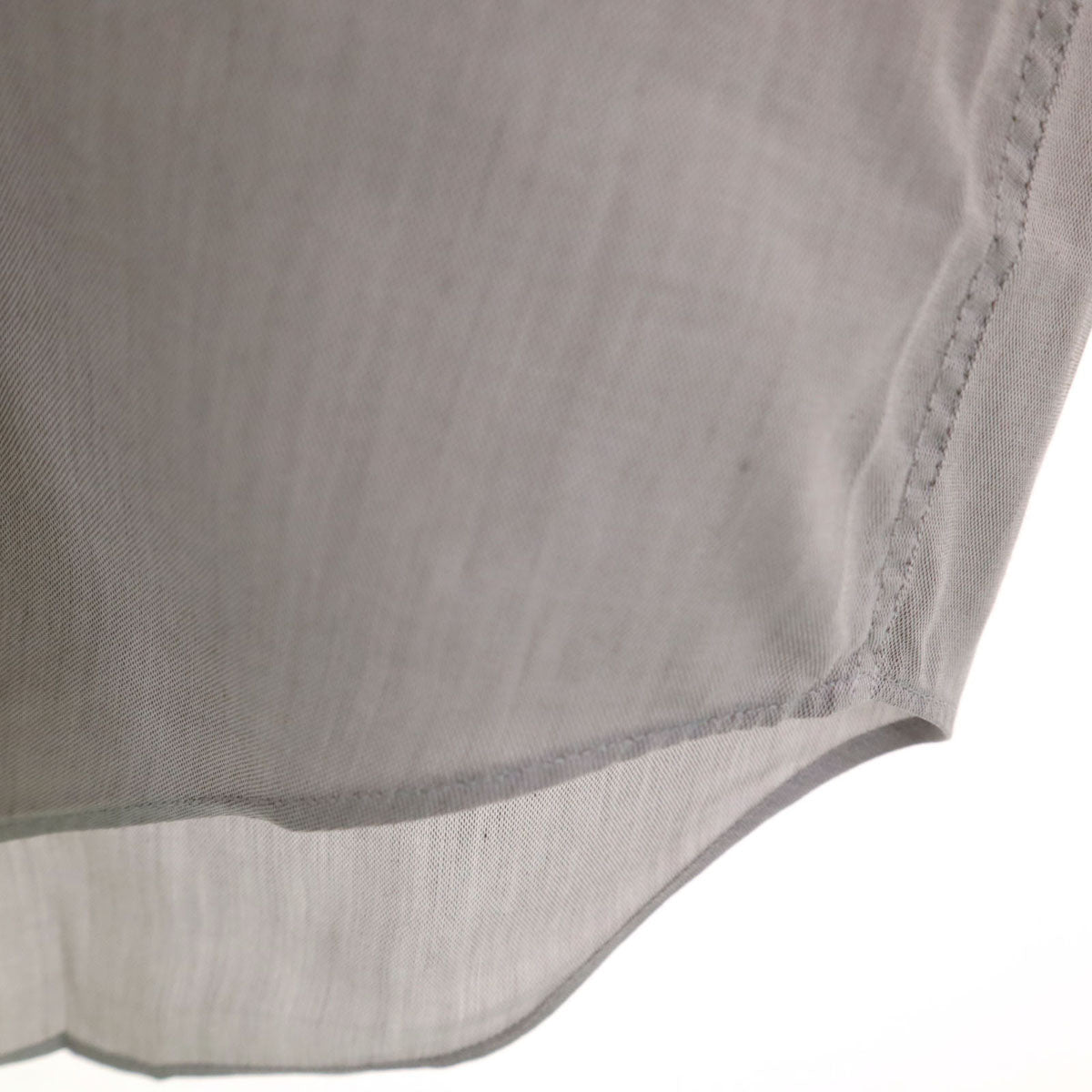 ARMANI COLLEZIONI アルマーニコレッツォーニ 長袖 コットンシャツ 41 グレー系 メンズ