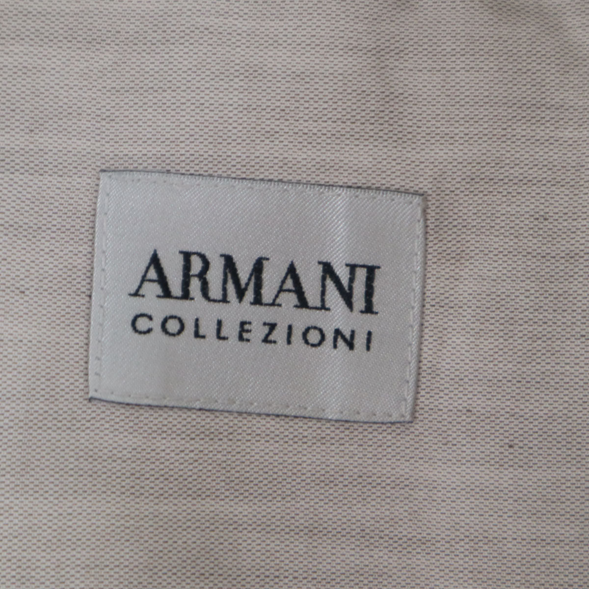 ARMANI COLLEZIONI アルマーニコレッツォーニ 長袖 コットンシャツ 41 グレー系 メンズ