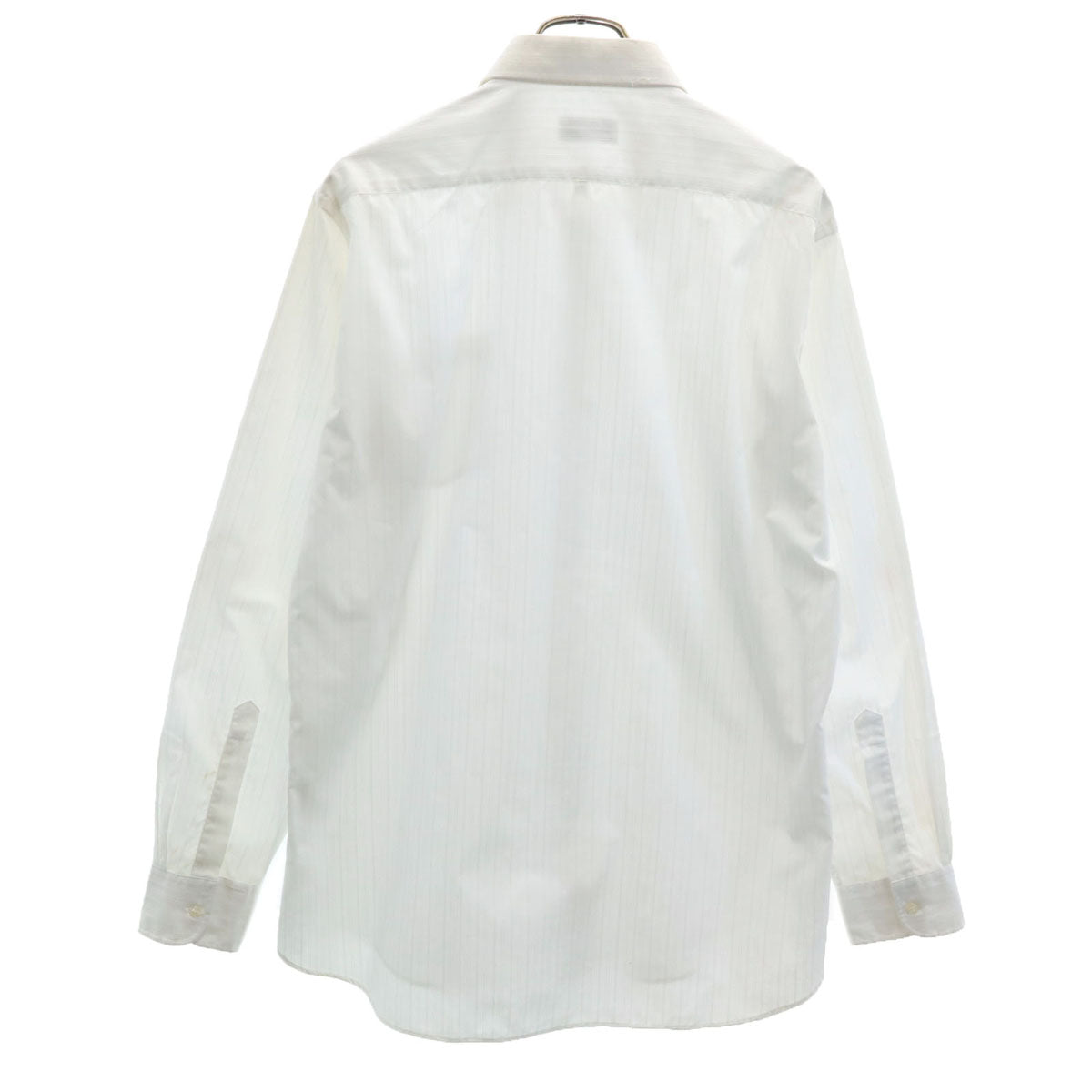 YVES SAINT LAURENT イヴサンローラン 90s オールド ストライプ柄 長袖 シャツ 161/2 ホワイト メンズ