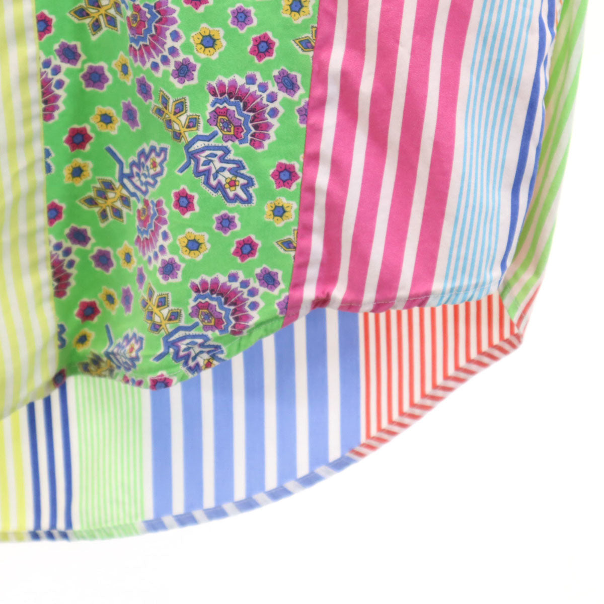 RALPH LAUREN ラルフローレン 90s オールド ストライプ柄 長袖 コットンシャツ M メンズ