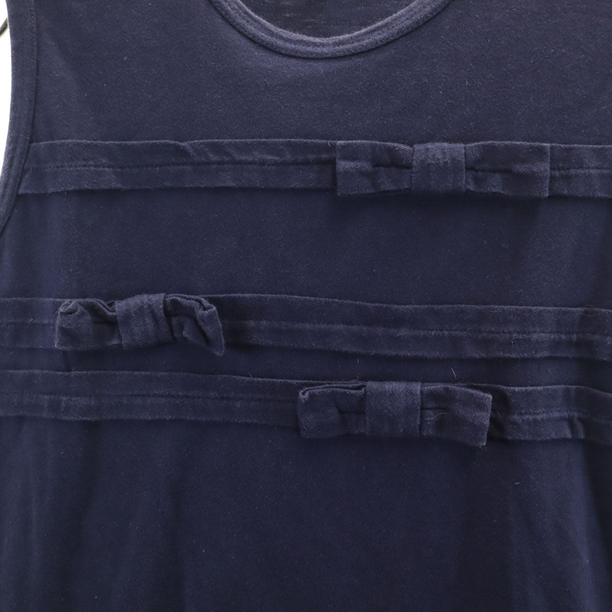 Comme des Garcons Comme des Garcons コムデギャルソンコムデギャルソン ノースリーブ カットソー M ネイビー レディース