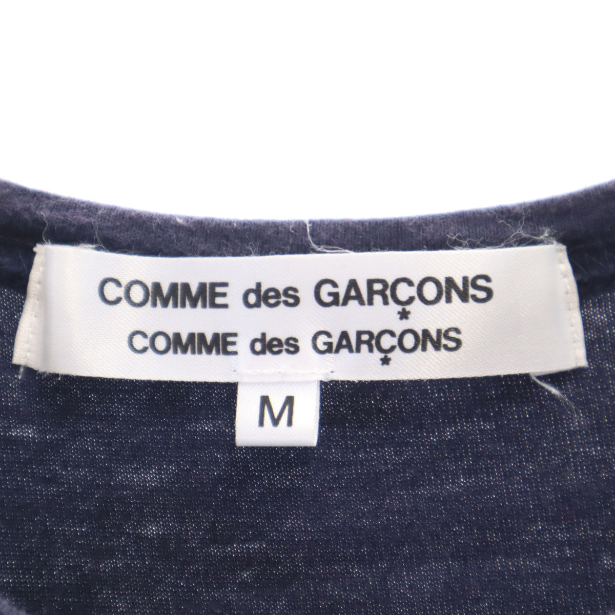 Comme des Garcons Comme des Garcons コムデギャルソンコムデギャルソン ノースリーブ カットソー M ネイビー レディース