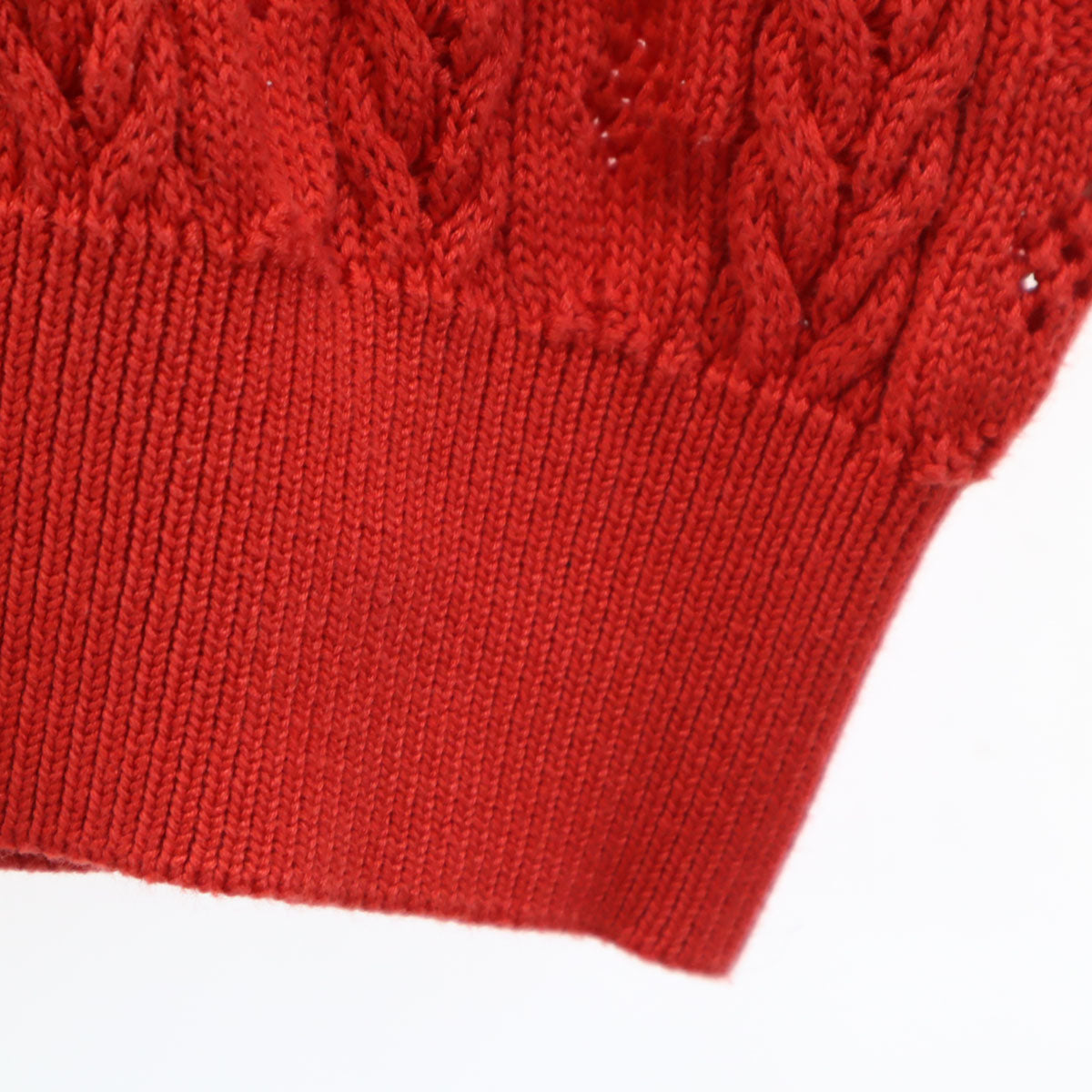 Christian Dior SPORTS クリスチャンディオールスポーツ 90s オールド 長袖 Vネック セーター M レッド レディース