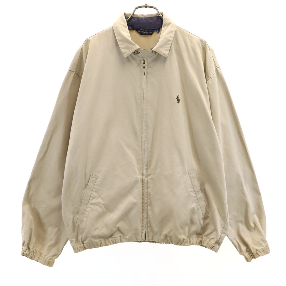 Polo by Ralph Lauren ポロバイラルフローレン 80s ヴィンテージ USA製 三角タグ ブルゾン M ベージュ ジャケット メンズ