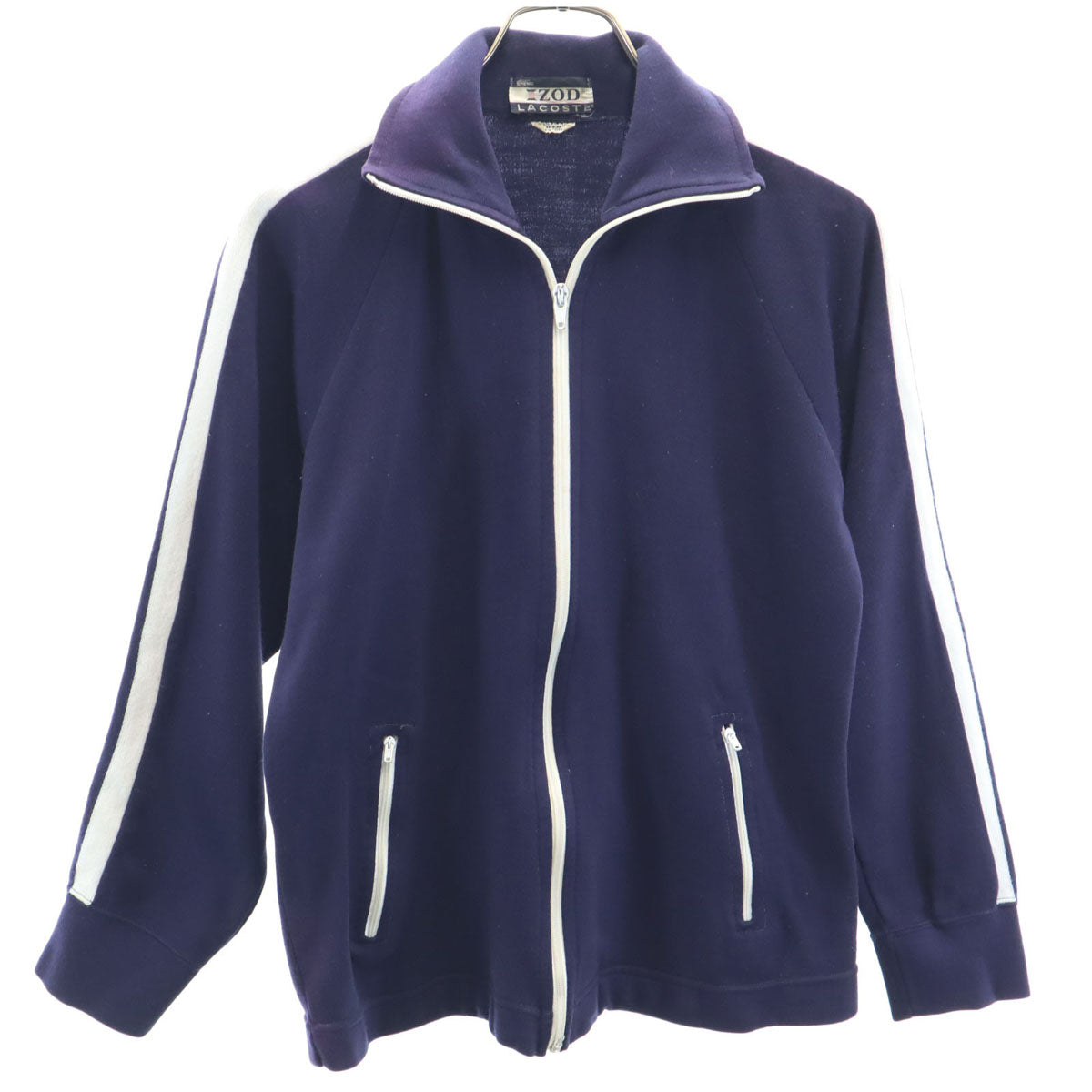 IZOD LACOSTE アイゾッドラコステ 70s ヴィンテージ 糸巻きタグ トラックジャケット M ネイビー メンズ