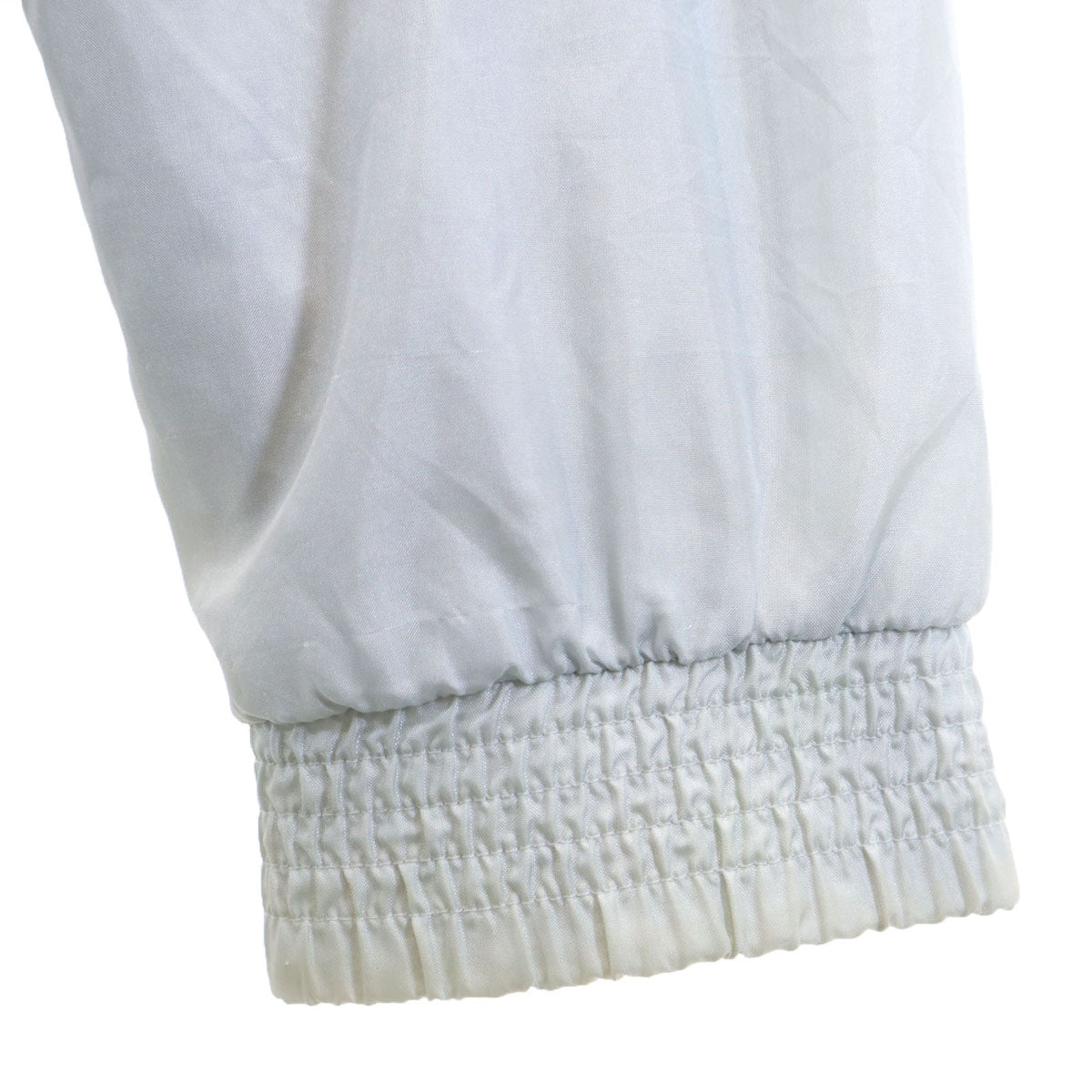 adidas アディダス 80s ヴィンテージ トレフォイルロゴ ナイロンジャケット M シルバー フーディー メンズ