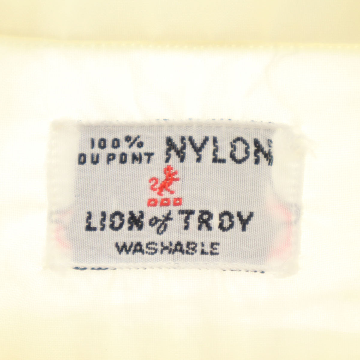 Lion of Troy ライオンオブトロイ 50s ヴィンテージ 3角マチ 長袖 Wカフス シャツ 14 1/2 アイボリー メンズ