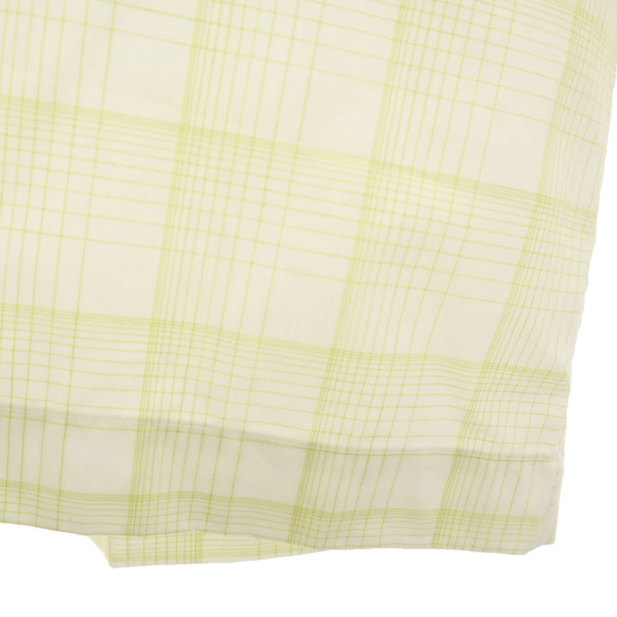 CELINE セリーヌ 未使用 日本製 チェック柄 長袖 ルームウェア シャツ M ホワイト メンズ