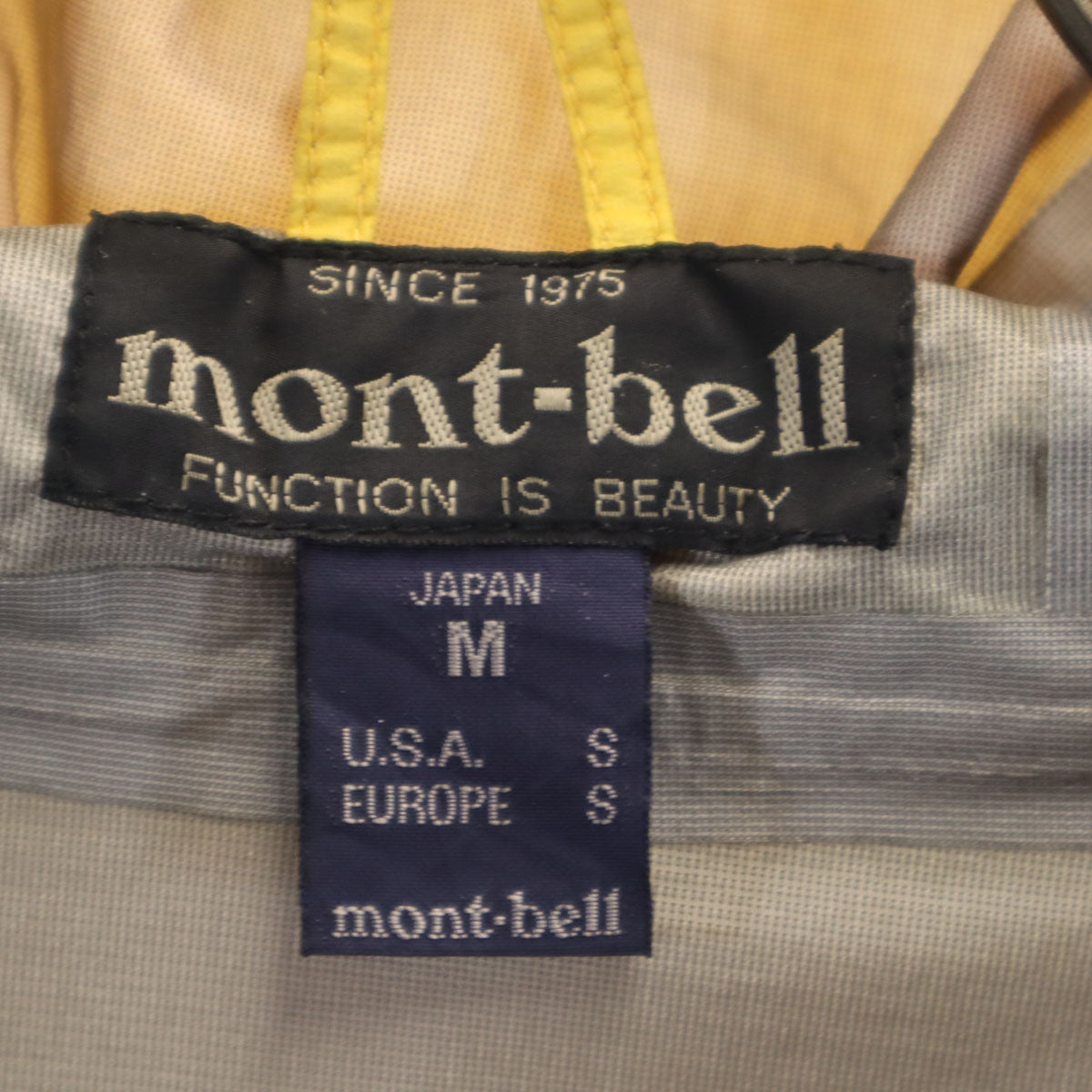 mont-bell モンベル ネージュクルーザー ジャケット M イエロー アウトドア ゴアテックス メンズ