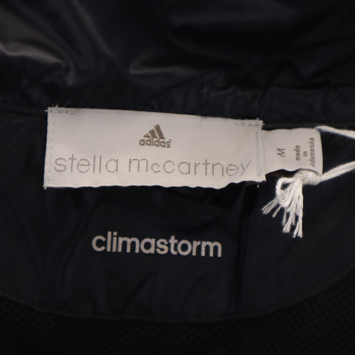 未使用 adidas by Stella McCartney アディダスバイステラマッカートニー ランニング ウインドブレーカー M チャコールブラック ジャケット レディース