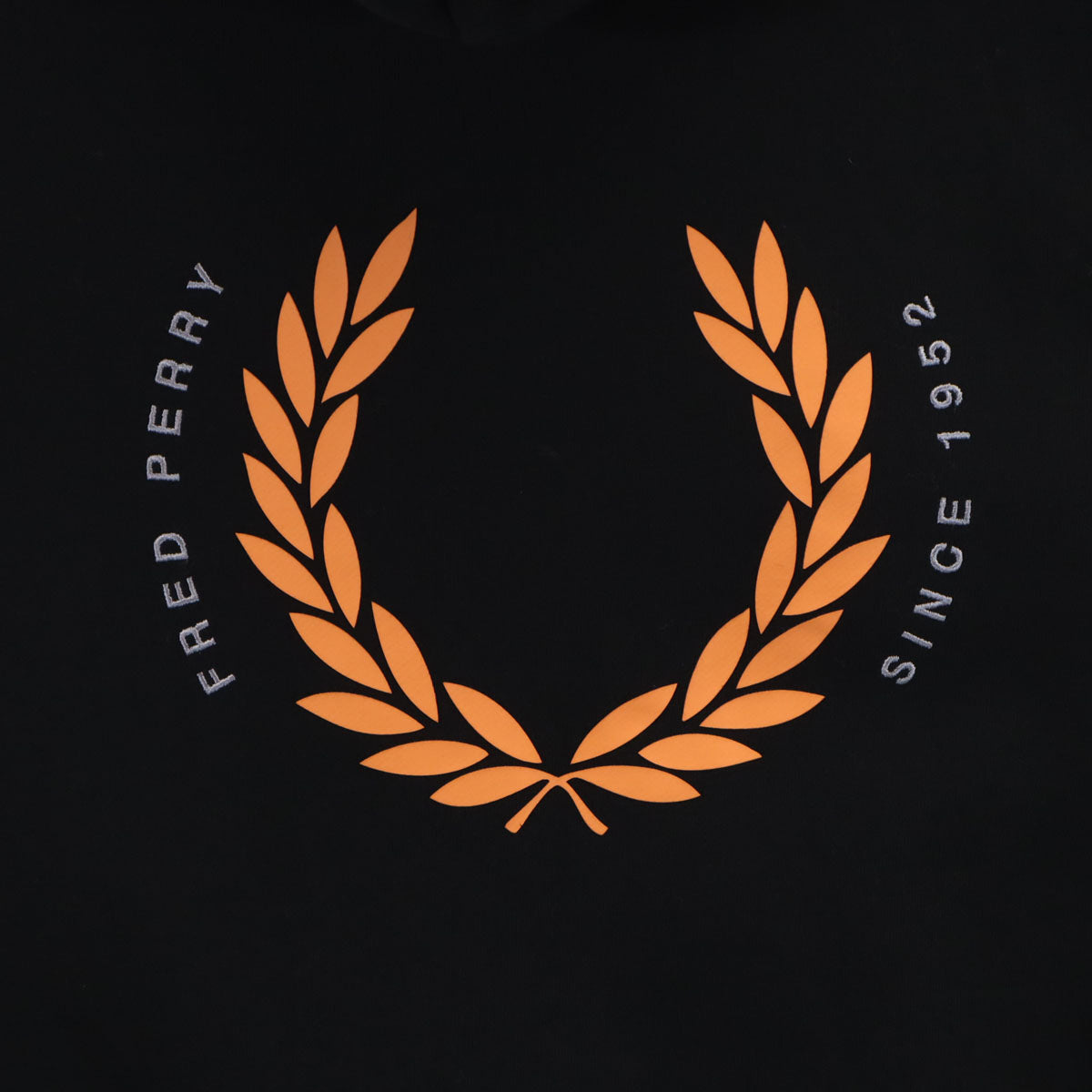 FRED PERRY フレッドペリー バックロゴ 長袖 スウェットパーカー L ブラック メンズ