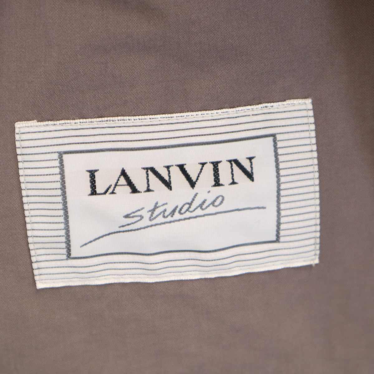 LANVIN STUDIO ランバンスタジオ 90s オールド コート H48-25 ブラウン系 メンズ