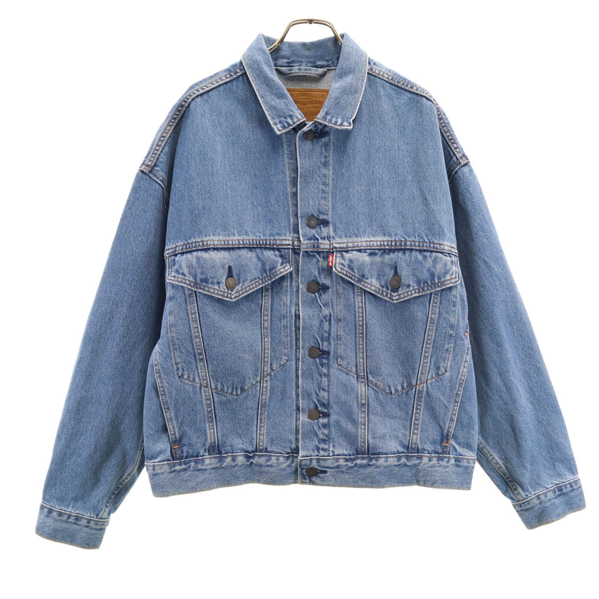 Levi's リーバイス STAY LOOSE デニムジャケット S ウォッシュブルー ジージャン トラッカー メンズ