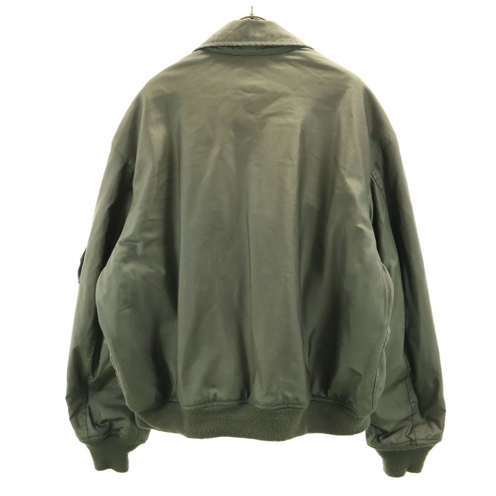 US AIR FORCE アメリカ空軍 90s オールド スコビルジップ アルファ社 CWU-45/P フライトジャケット XL カーキ メンズ