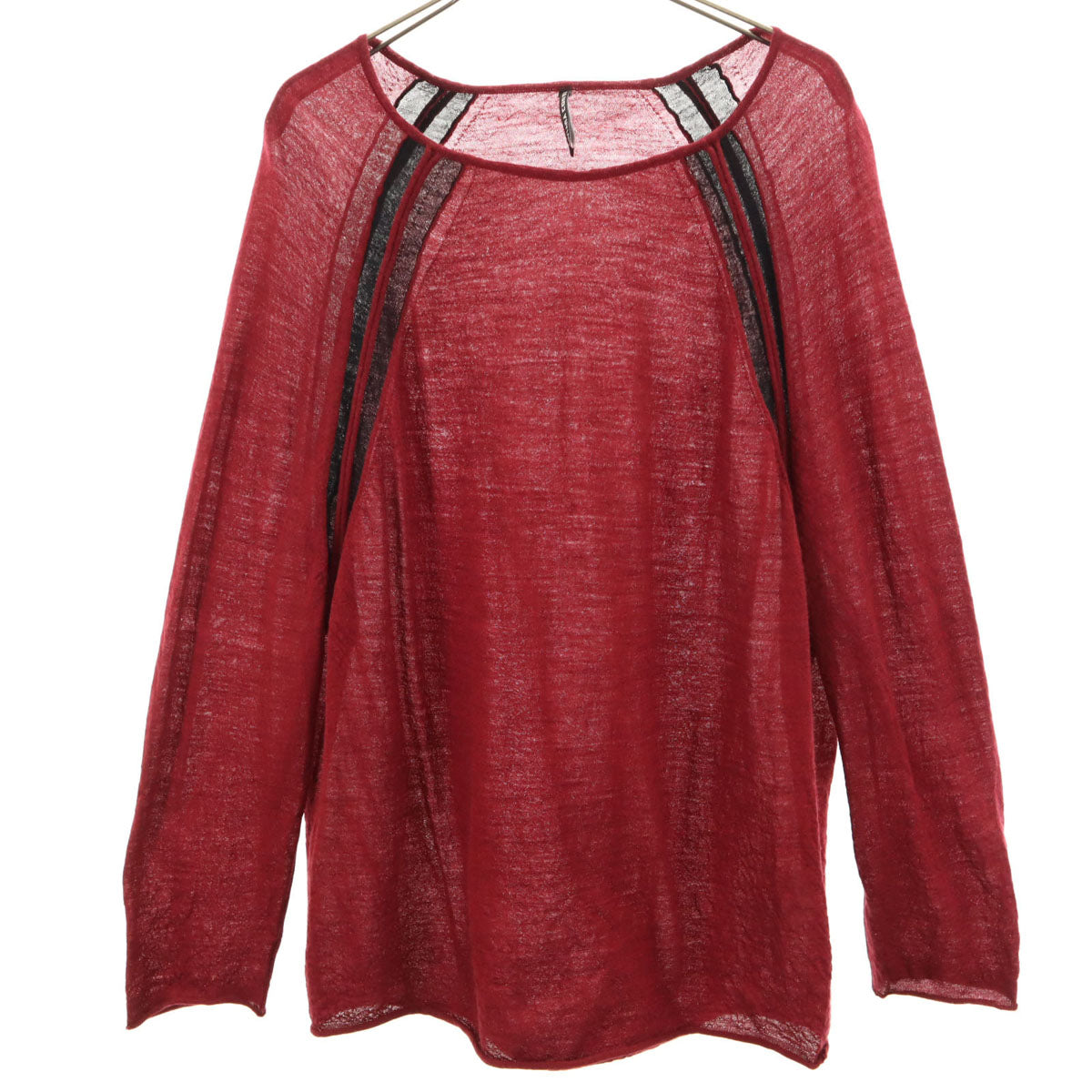 LIVIANA CONTI リビアナコンティ イタリア製 長袖 ニット レッド レディース