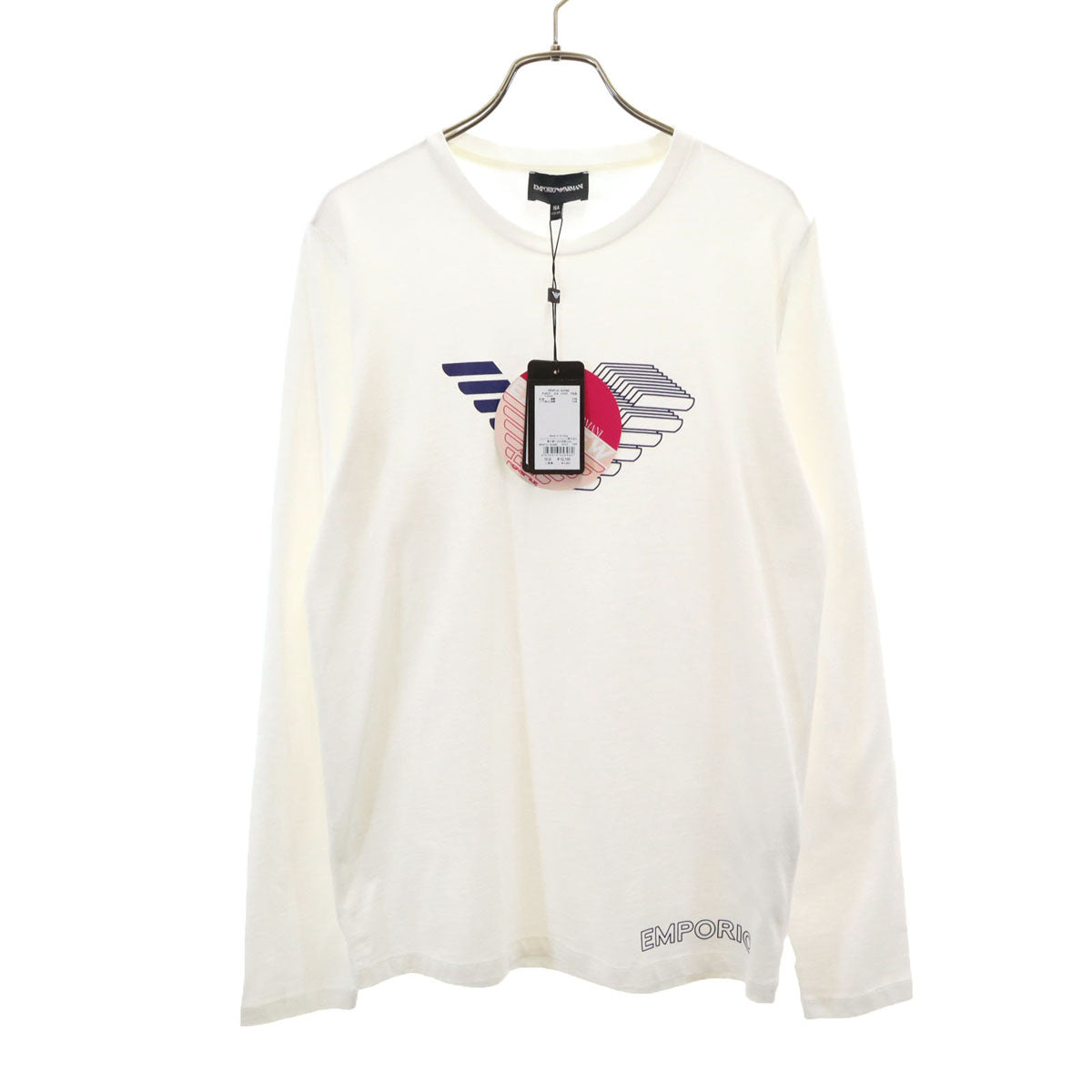 未使用 Emporio Armani エンポリオアルマーニ 長袖 Tシャツ 16A ホワイト ロンT キッズ