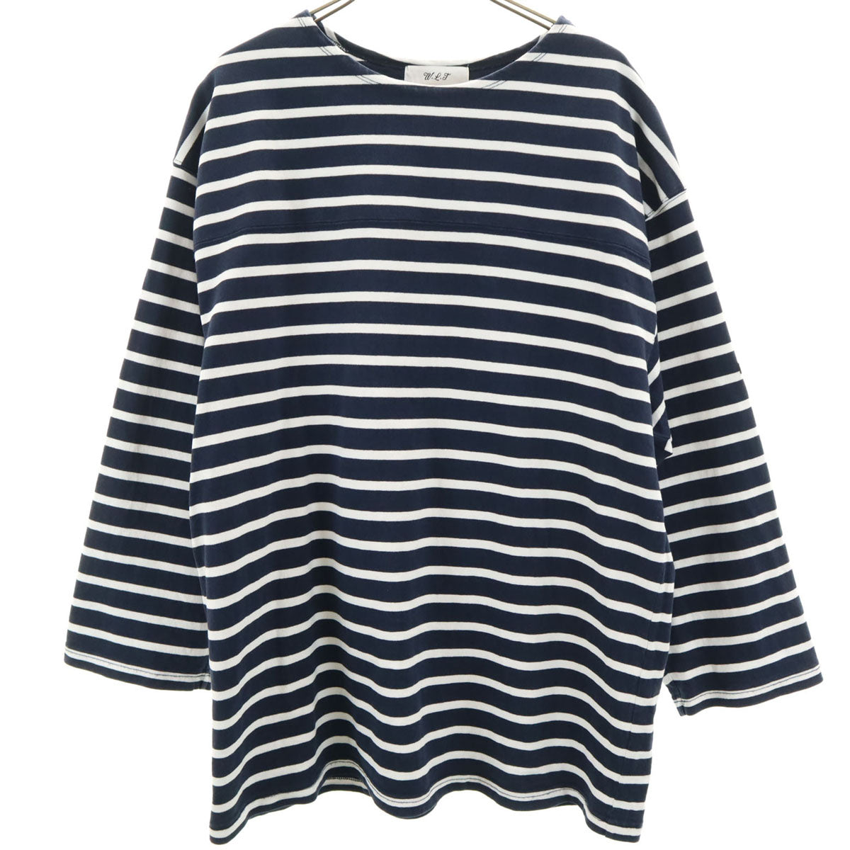 ワイルドライフテーラー ボーダー柄 長袖 カットソー L ネイビー メンズ