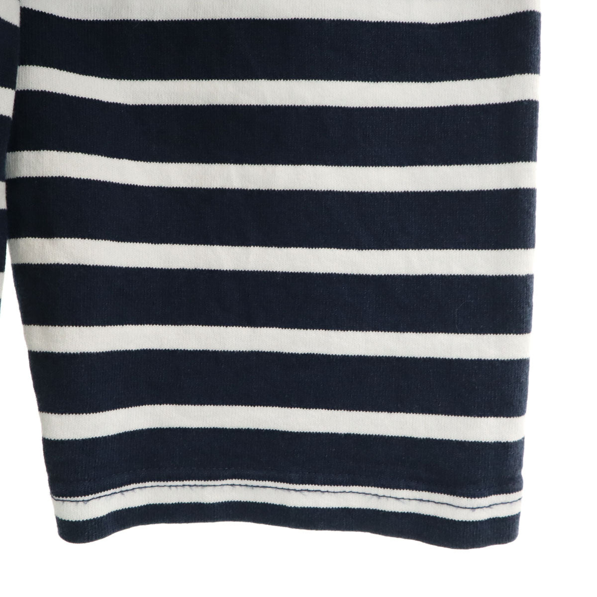 ワイルドライフテーラー ボーダー柄 長袖 カットソー L ネイビー メンズ