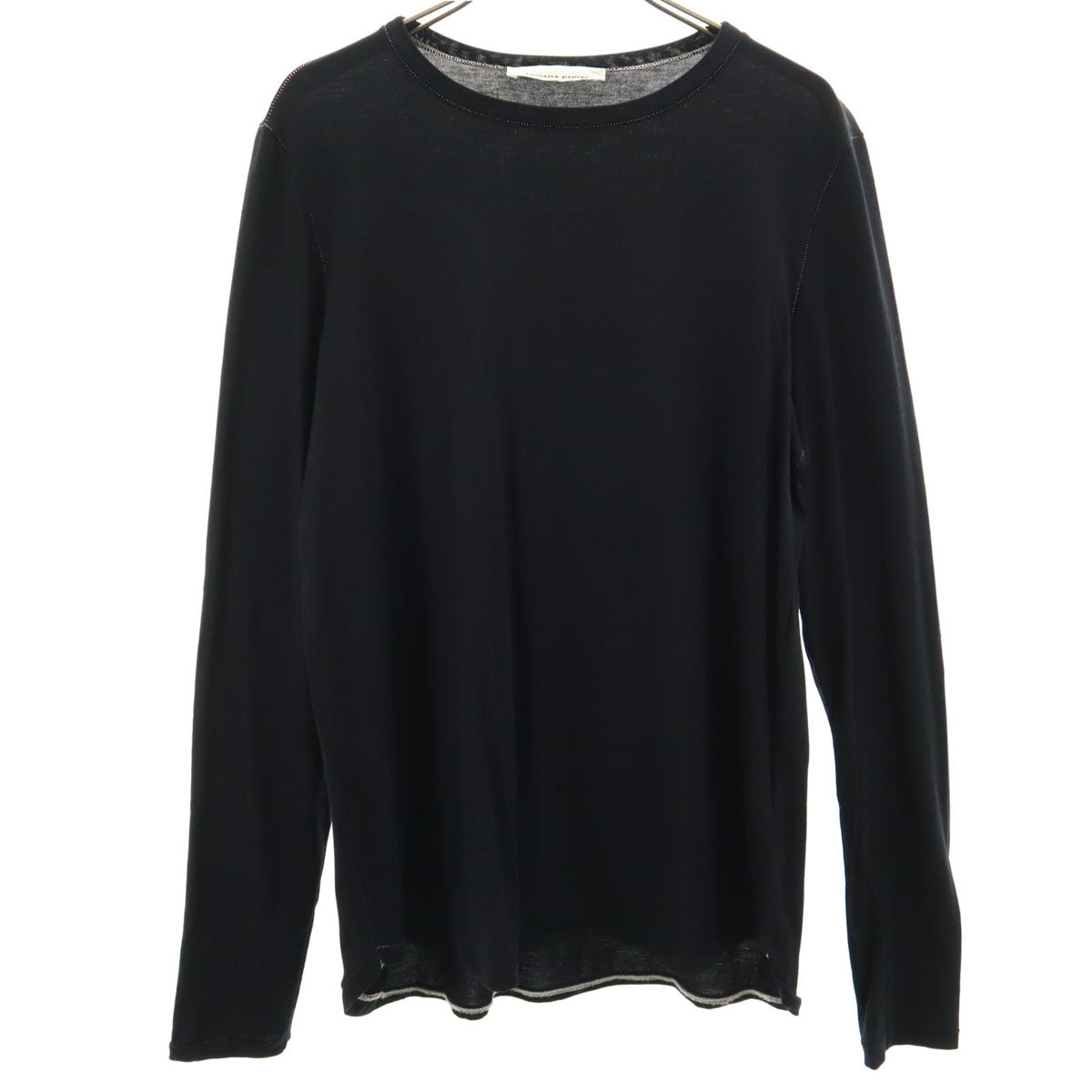 LIVIANA CONTI リビアナコンティ イタリア製 長袖 カットソー M ブラック レディース