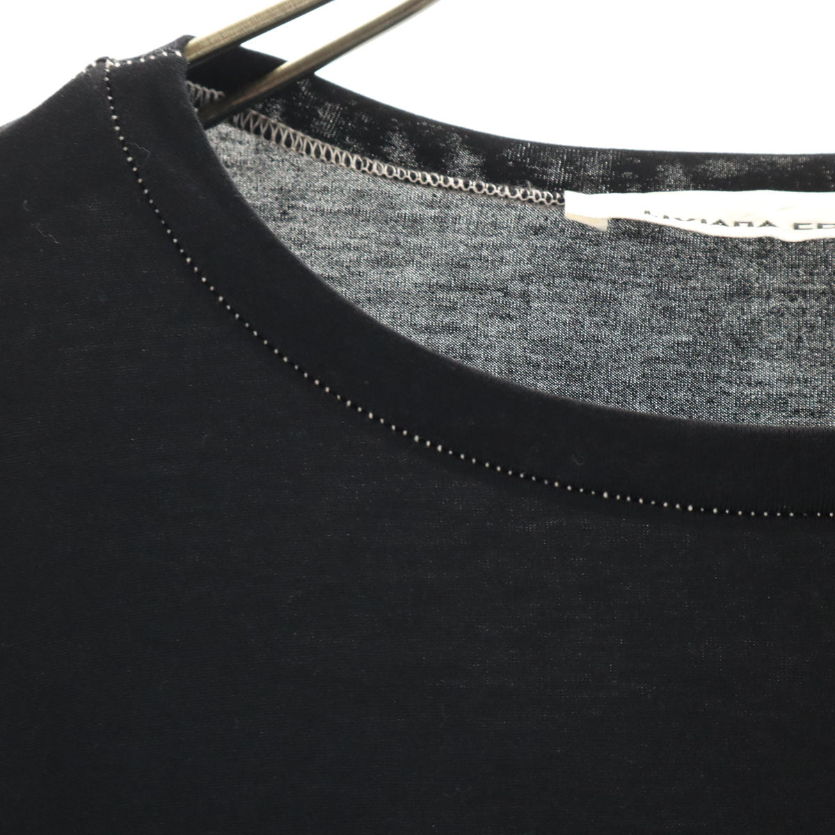 LIVIANA CONTI リビアナコンティ イタリア製 長袖 カットソー M ブラック レディース