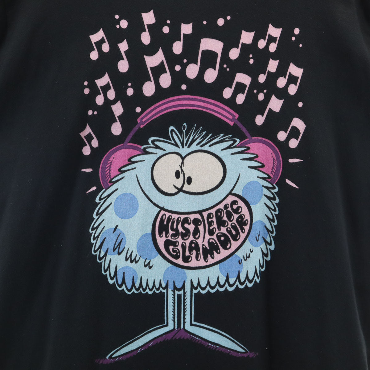 HYSTERIC GLAMOUR ヒステリックグラマー 日本製 半袖 Tシャツ XL ブラック メンズ