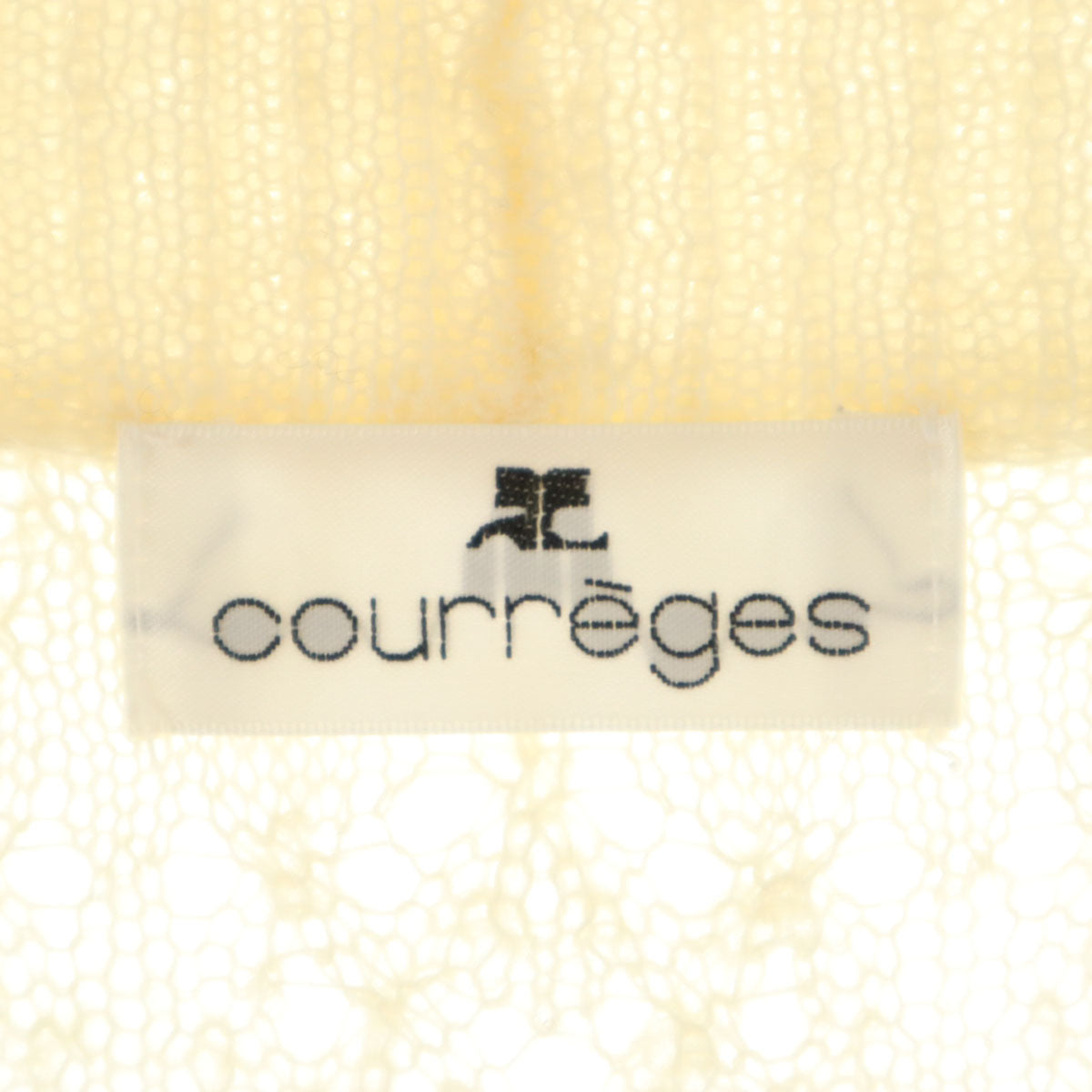 courreges クレージュ 長袖 ニット ボレロ 9R アイボリー カーディガン レディース