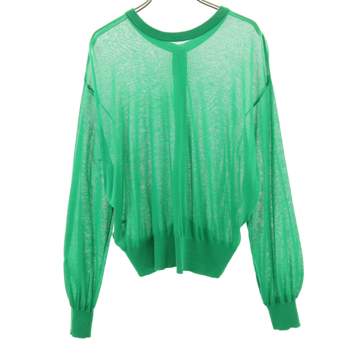 BEAMS HEART ビームスハート 長袖 ニットカーディガン グリーン レディース