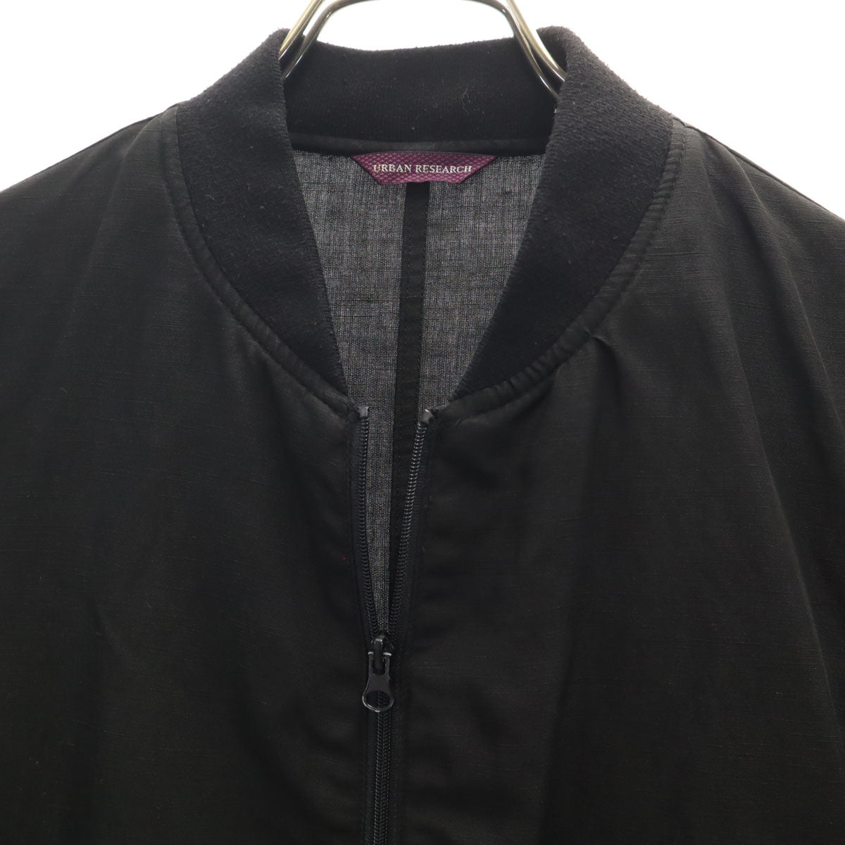 URBAN RESEARCH アーバンリサーチ リネンブレンド ブルゾン F ブラック ジャケット レディース