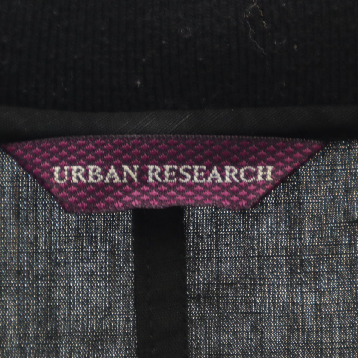 URBAN RESEARCH アーバンリサーチ リネンブレンド ブルゾン F ブラック ジャケット レディース