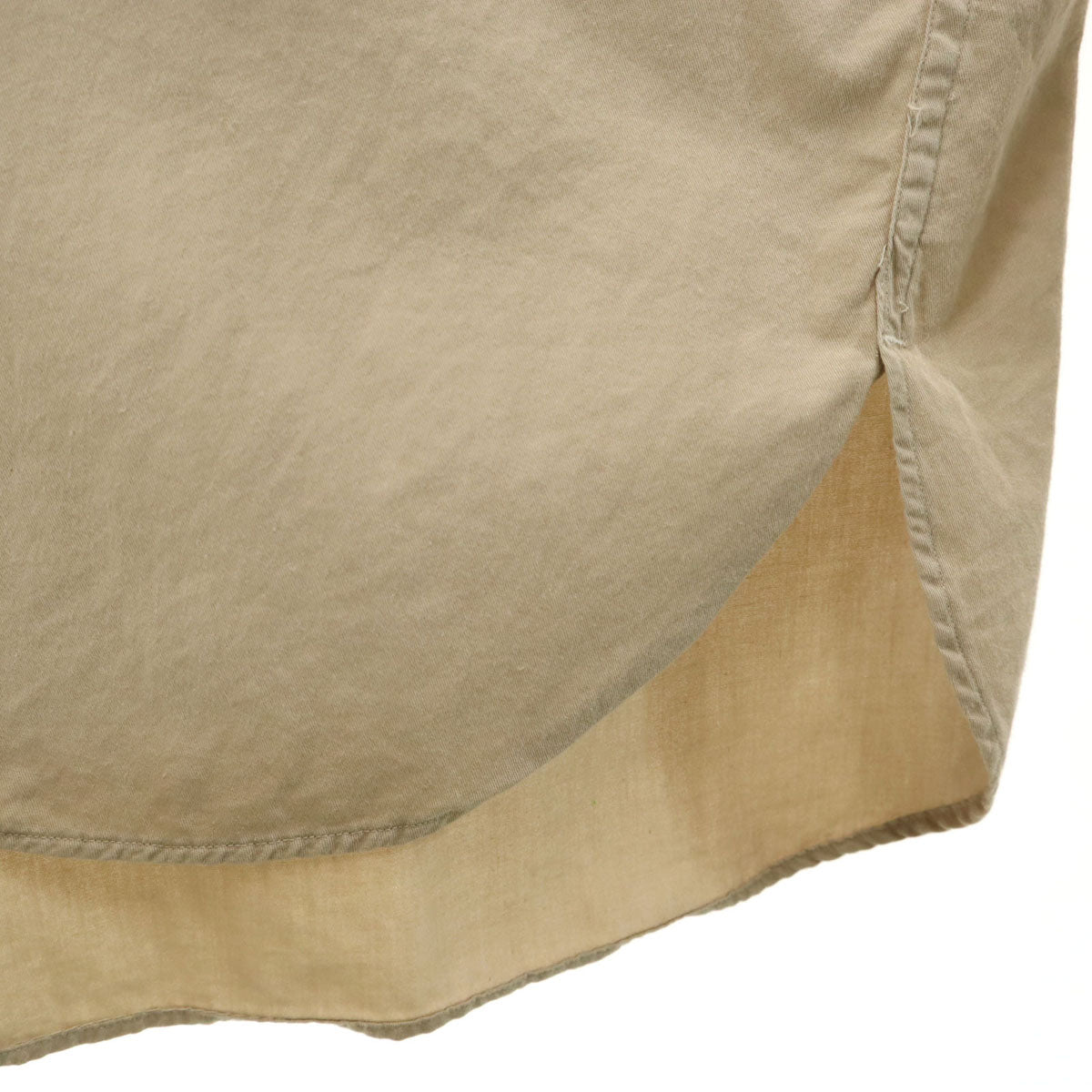 RRL ダブルアールエル 90s オールド 初期タグ 赤3星 長袖 コットンシャツ L ベージュ ラルフローレン メンズ