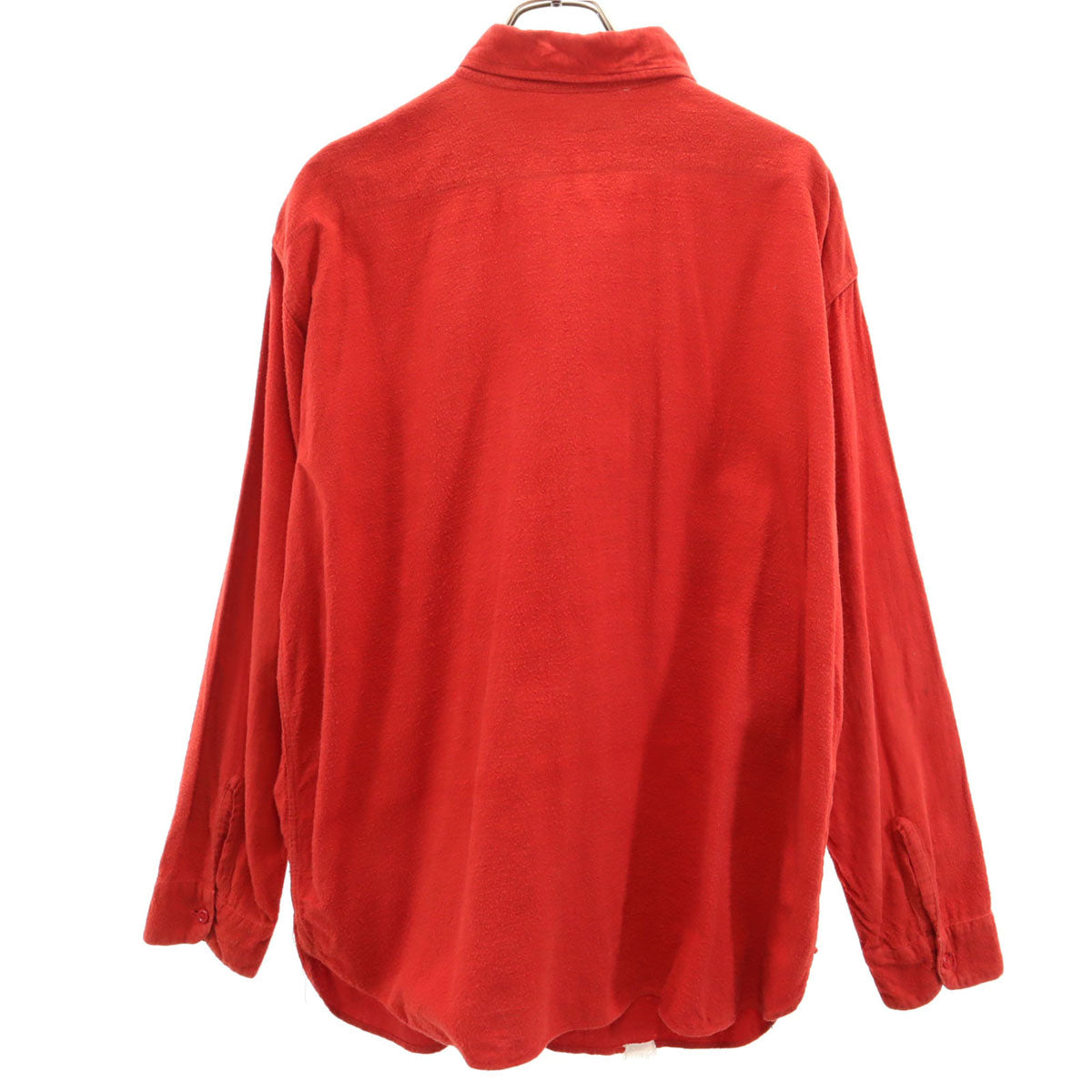 ビッグマイク 70s ヴィンテージ 長袖 コットンシャツ 17 レッド メンズ