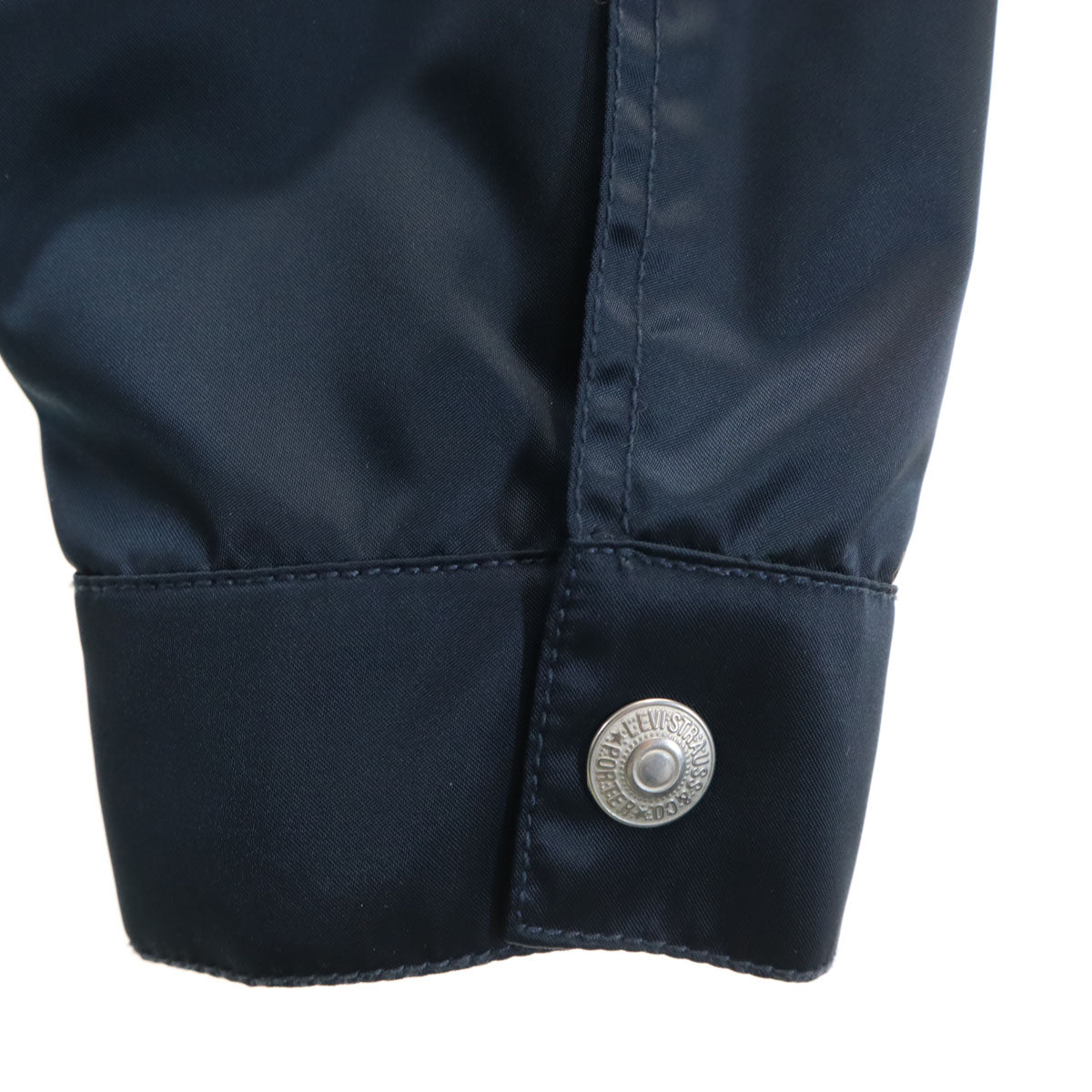 Levi's リーバイス トラッカー ジャケット M ネイビー ×PORTER 右胸ポケットの欠損 メンズ