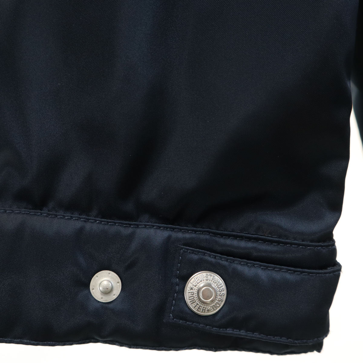 Levi's リーバイス トラッカー ジャケット M ネイビー ×PORTER 右胸ポケットの欠損 メンズ