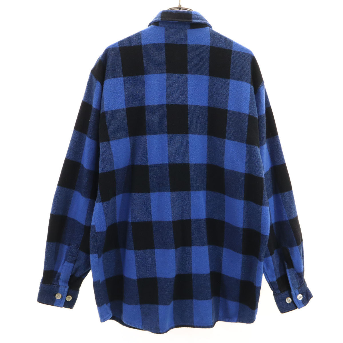ROTHCO ロスコ バッファローチェック 長袖 ネルシャツ M ブルー メンズ