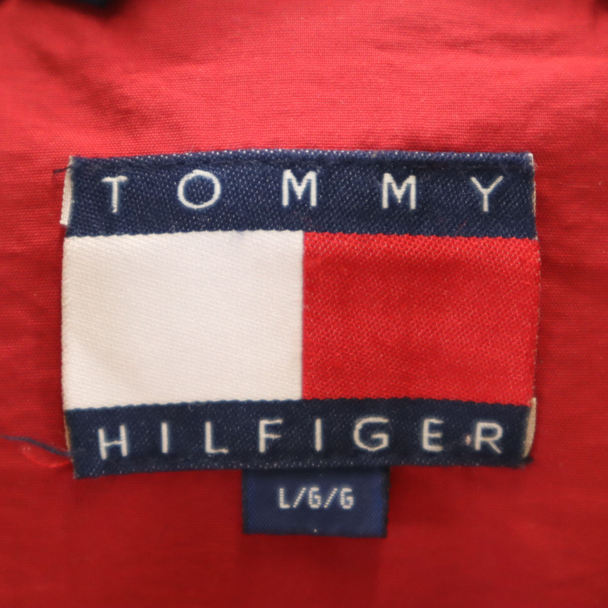 TOMMY HILFIGER トミーヒルフィガー 90s オールド フラッグタグ プルオーバー ナイロンジャケット L フーディー メンズ