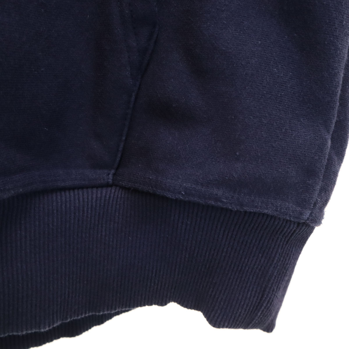 STUSSY ステューシー バックロゴ 長袖 スウェットパーカー S ネイビー 裏起毛 メンズ