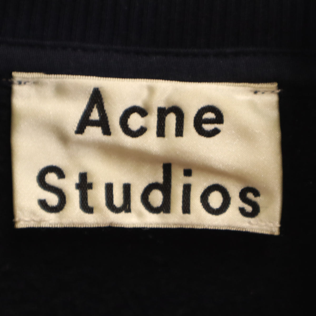 ACNE STUDIOS アクネストゥディオズ 長袖 スウェット モックネック トレーナー XXS ネイビー 裏起毛 メンズ