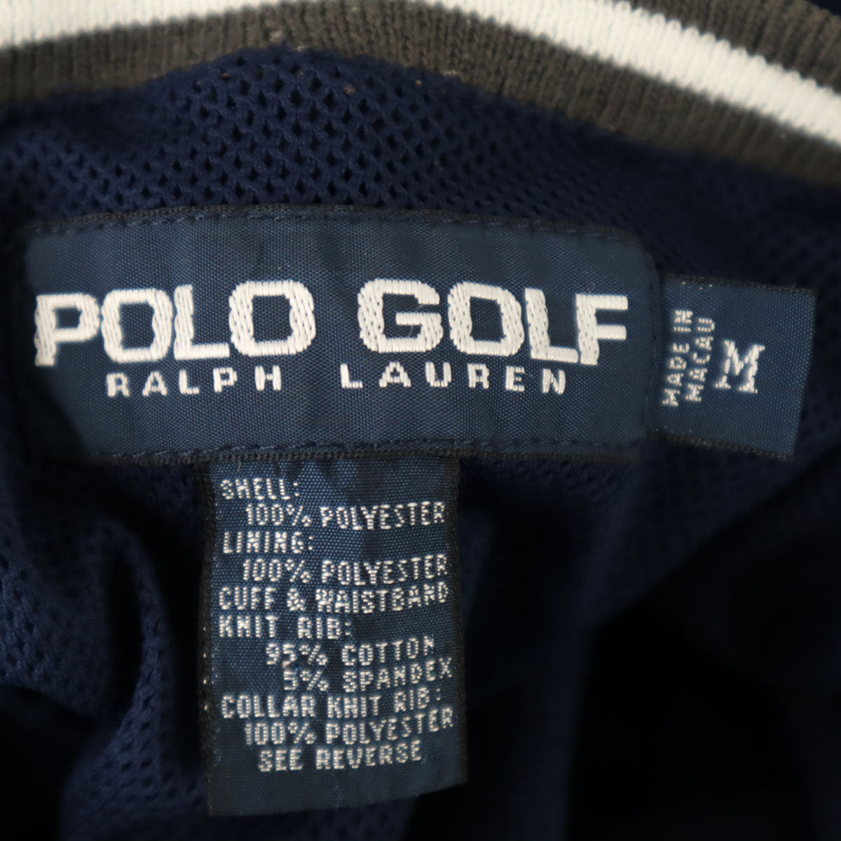 POLO GOLF RALPH LAUREN ポロゴルフラルフローレン 90s 00s オールド プルオーバー ジャケット M ネイビー メンズ