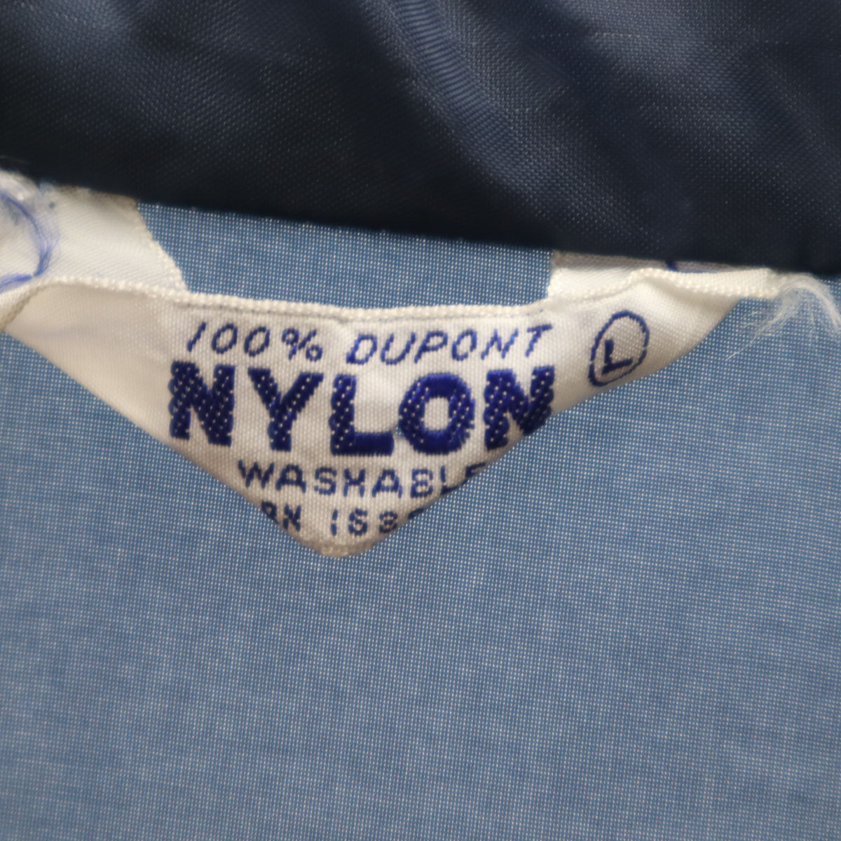 ナイロン 70s ヴィンテージ イデアルジップ ジャケット L ネイビー メンズ