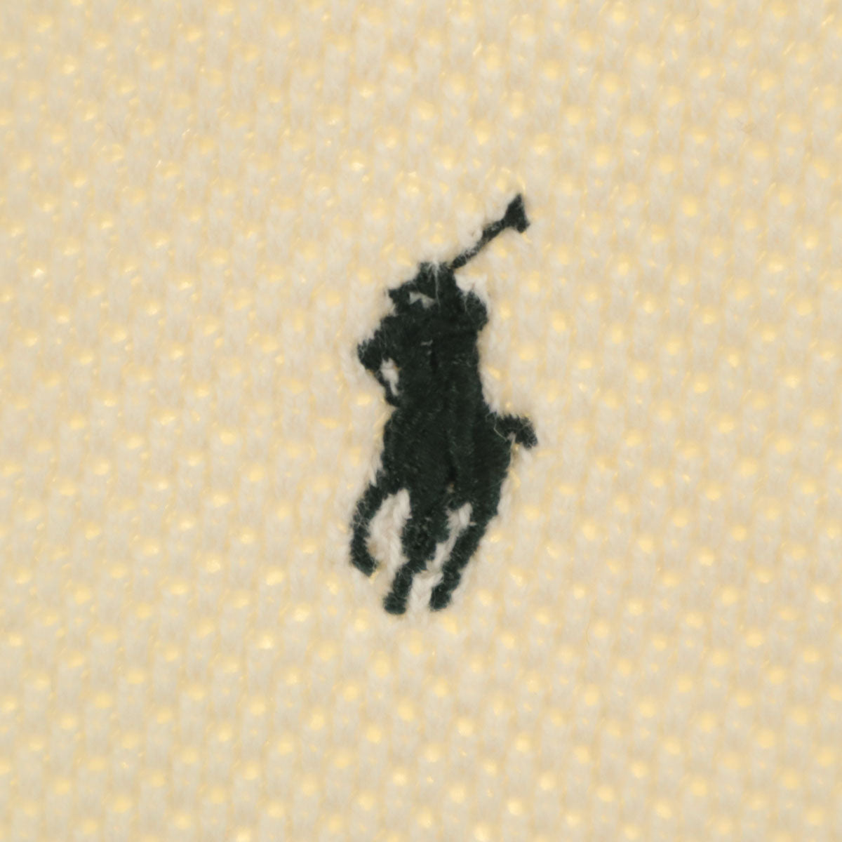 Polo by Ralph Lauren ポロバイラルフローレン 長袖 ニット ポロシャツ L 生成り メンズ