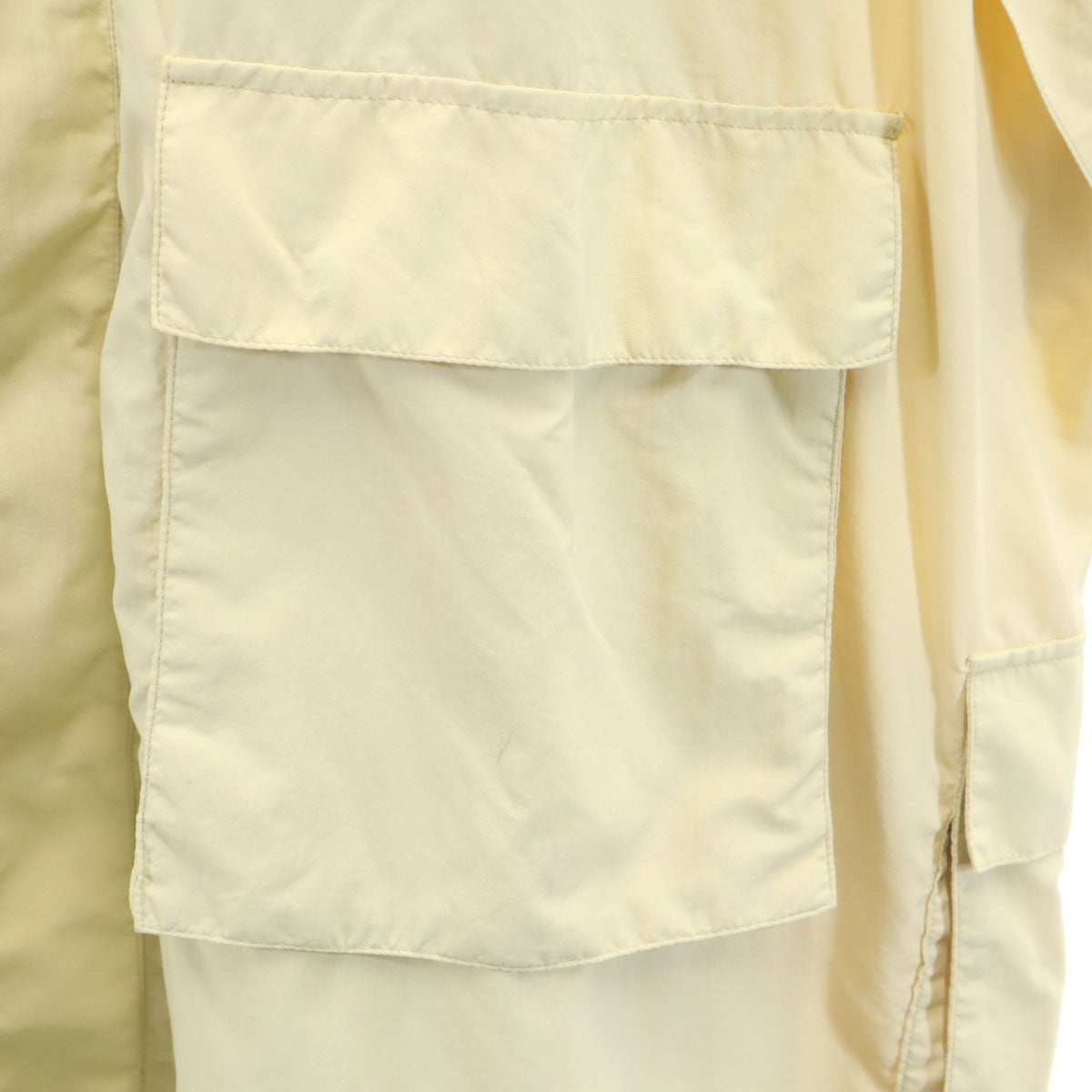 WILDTHINGS ワイルドシングス CHARI&CO チャリアンドコー コラボ ロング マウンテンパーカー L ベージュ メンズ
