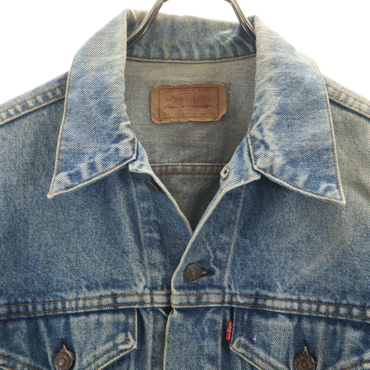 Levi's リーバイス 80s 70506-0216 USA製 ヴィンテージ デニムジャケット 40R ブルー ジージャン トラッカー メンズ