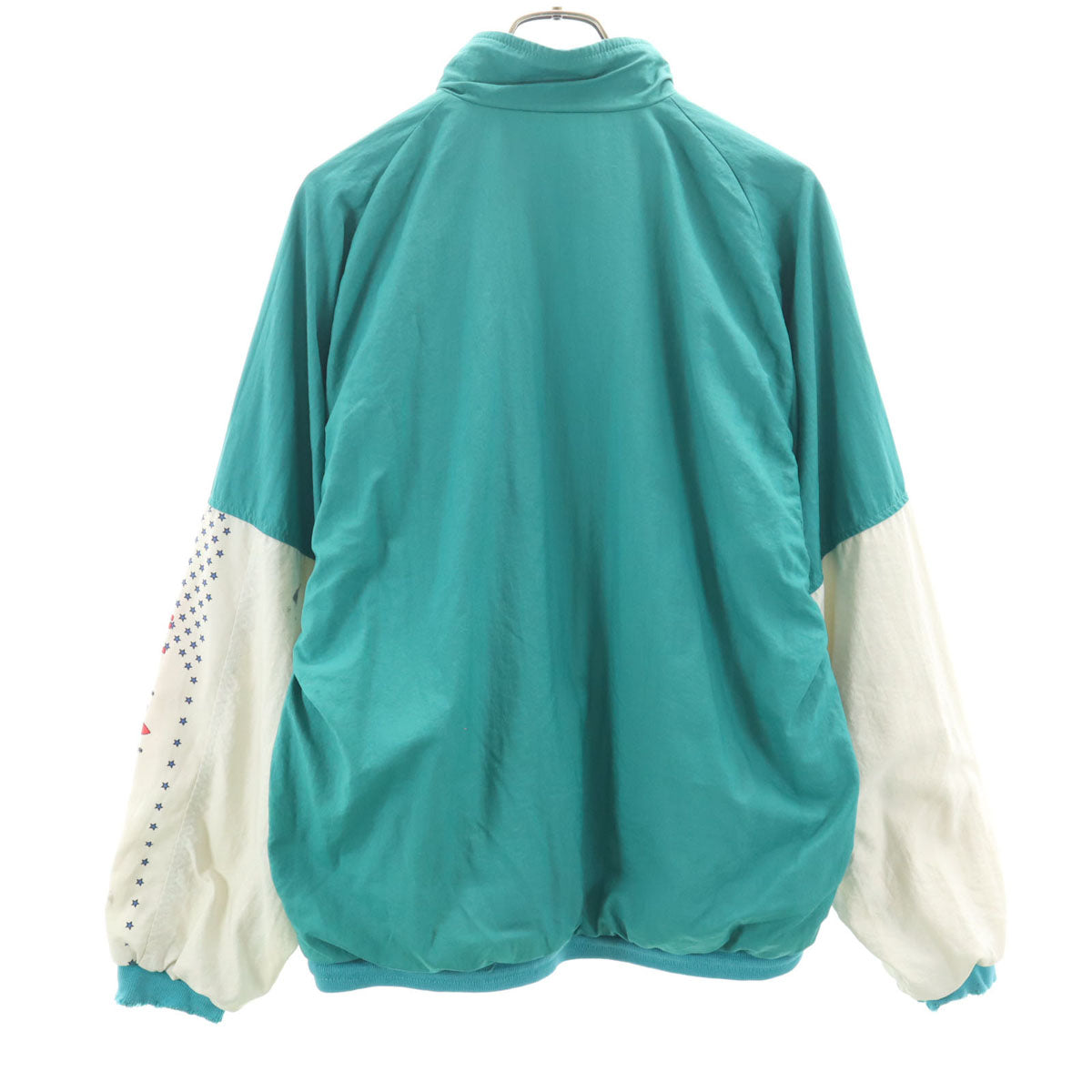 adidas アディダス 70s 80s フランス製 VENTEX ヴィンテージ プルオーバー ナイロンジャケット L エメラルドグリーン メンズ